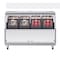 Maxx Cold Milk Cooler, 58 in.W, Stores up to 16 13 in. Milk Crates, in Stainless Steel MXMC58HC - alternate 2